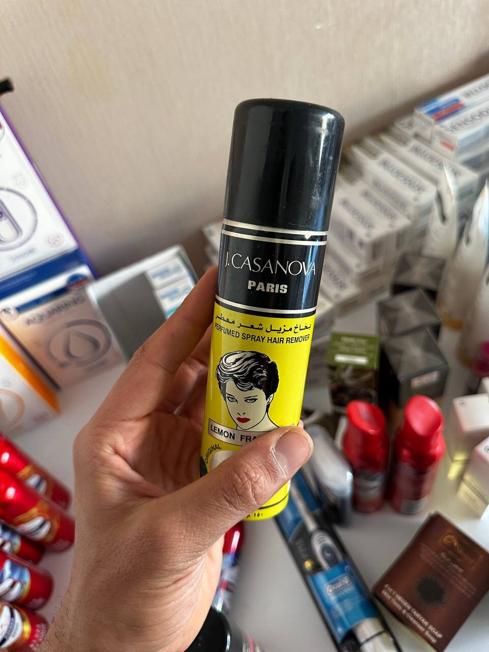 Casanova lemon Depilatory Spray