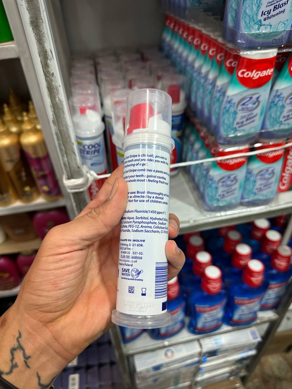 Colgate Cool Stripe Pump Toothpaste